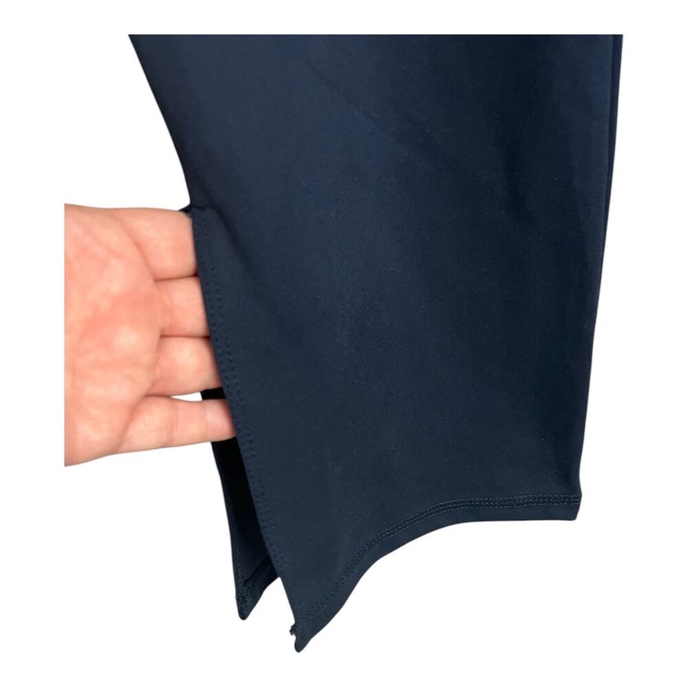 Danskin Slit Flare Pants D9712E Navy Blue Athletic Yoga Dance Pilates XS NWT New - Picture 4 of 7